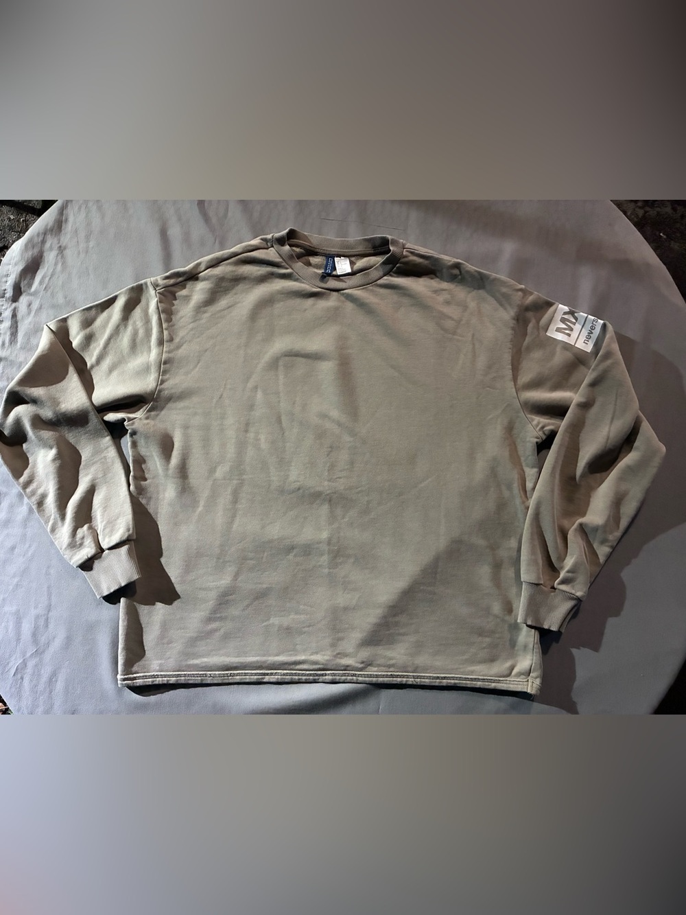 Divided Olive Green Crewneck Sweatshirt
